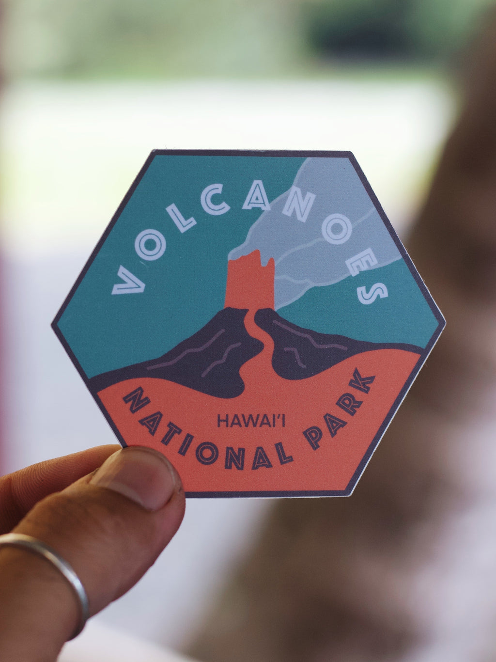 Volcanoes National Park Sticker